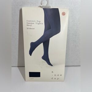 A New Day Control Top Tights. NIP, Navy, L/XL